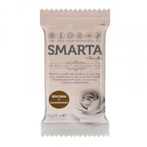 Smarta Hava İle Kuruyan Modelleme Hamuru 100g Kahverengi