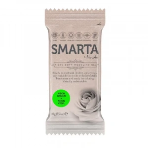 Smarta Hava İle Kuruyan Modelleme Hamuru 100g Neon Yeşil