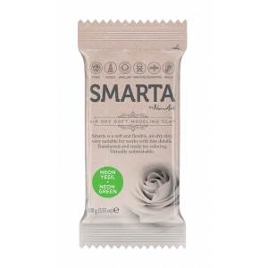 Smarta Hava İle Kuruyan Modelleme Hamuru 25 Neon Yeşil 100gr