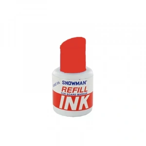 Snowman Bn-1a Tahta Kalem Mürekkebi Kırmızı 30cc