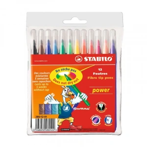 Stabilo 280 Power Keçeli Kalem 12 Renk