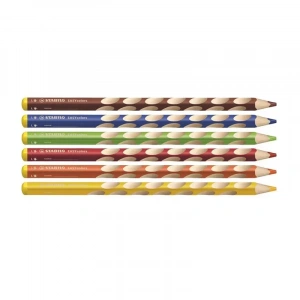 STABİLO 331 EASY COLORS SOL EL KURU BOYA KALEMİ 6 RENK