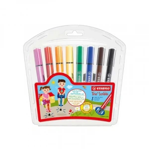 Stabilo 368 Trio Yaylı Uçlu Keçeli Kalem 8 Renk