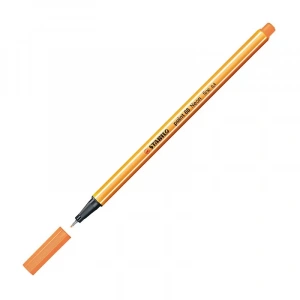 Stabilo 88 Point Fineliner Keçe Uçlu Kalem 0.4mm 054 Floresan Turuncu