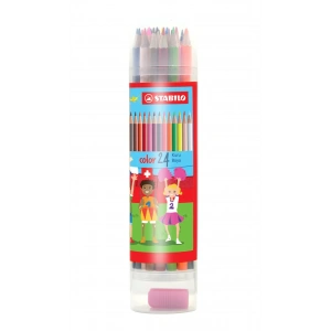 Stabilo Color Kuru Boya 24 Renk Set Plastik Tüp
