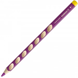 Stabilo Easycolors Ergonomik Kuru Boya Kalemi Sağ Renk Menekşe Kırmızısı Mor