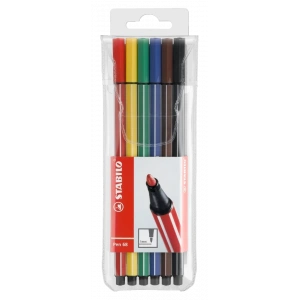 Stabilo Pen 68 6 Renk Askılı Paket