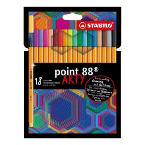 Stabilo Point 88 İnce Uçlu Keçeli Kalem Seti ARTY 18li