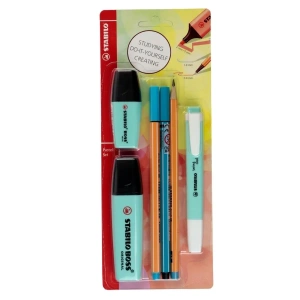 Stabilo Tek Renk Pastel Set 6lı Mavi