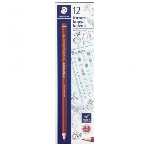 Staedtler Kırmızı Kopya Kalemi 12 Adet