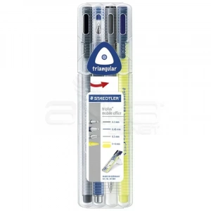 Staedtler Triplus Mobile Office Keçe Uçlu Kalem 4lü Set