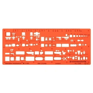 Standardgraph Tesisat Şablonu I - 1/100