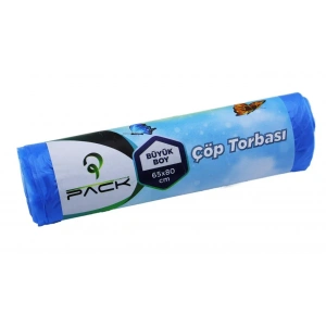 Standart Büyük Boy Çöp Torbası - (65 X 80) 10 Adet
