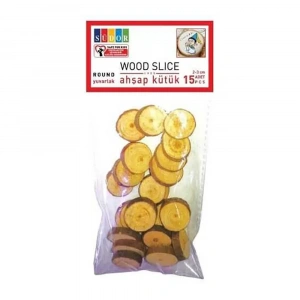 Südor Ahşap Kütük 2-3 Cm Yuvarlak 15 Li Bs131