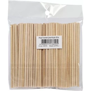 Südor Bs76 Yuvarlak Küçük Boy Ahşap Çubuk 100lü