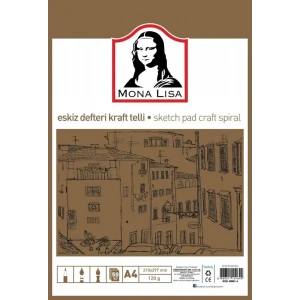 SÜDOR MN01-4 KRAFT ESKİZ DEFTERİ A4 50 YAPRAK 120gr