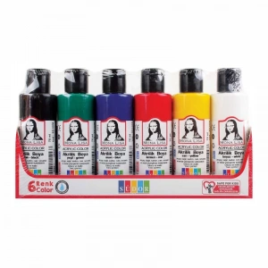 SÜDOR MONALISA MULTİ AKRİLİK BOYA 6x70 ml ŞİŞE SD1006I