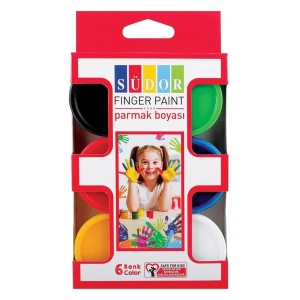 Südor Parmak Boyası 6 Renk x 30 ml.