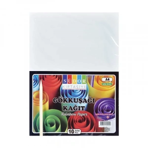 Südor Sk24 Gökkuşağı Kazımalı Kağıt A4