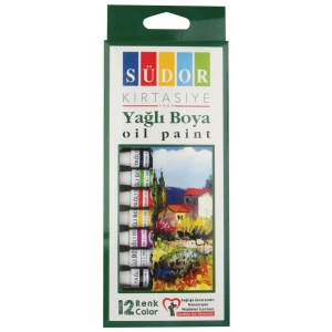 Südor Yağlı Boya Seti 12 Renk x 8.5 ml. Tüp