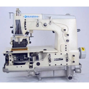 Sunshine DB-78712 P 12 İğne Zincir Dikiş Makinası (6.4mm) Kavramalı Motor