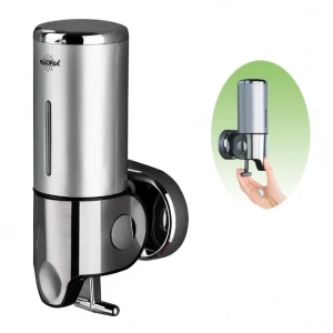 T Çekmeli Krom Sıvı Sabun Aparatı 500 ml ( 1 Adet )