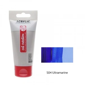Talens Akrilik Boya 504 Ultramarine 75ml (rt3511504m)