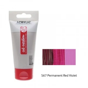 Talens Akrilik Boya 567 Permanent Red Violet 75ml (rt3511567m)