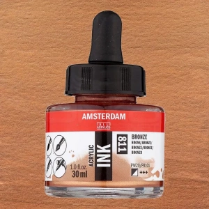 Talens Amsterdam Acrylic Ink 30ml 811 Bronze