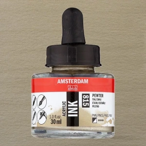 Talens Amsterdam Acrylic Ink 30ml 815 Pewter