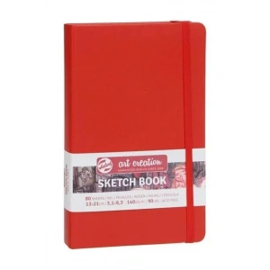 Talens Art Creation Eskiz Bloğu Sert Kapak 140gr 13x21cm Kırmızı 80yp