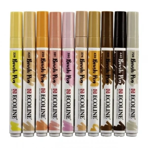 Talens Ecoline Brush Pen 10lu Skin