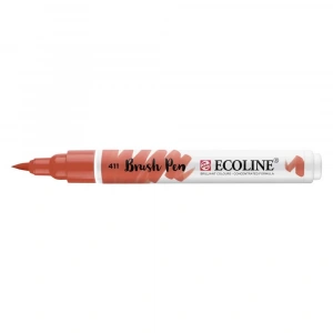 Talens Ecoline Brush Pen Fırça Uçlu Kalem 411 Burnt Sienna