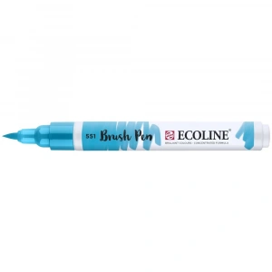 Talens Ecoline Brush Pen Fırça Uçlu Kalem 551 Sky Blue Light