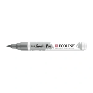 Talens Ecoline Brush Pen Fırça Uçlu Kalem 704 Grey