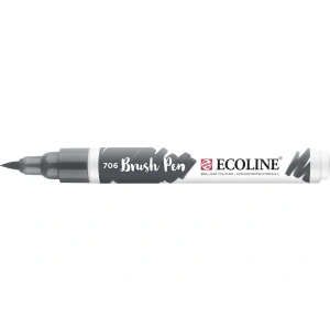 Talens Ecoline Brush Pen Fırça Uçlu Kalem 706 Deep Grey