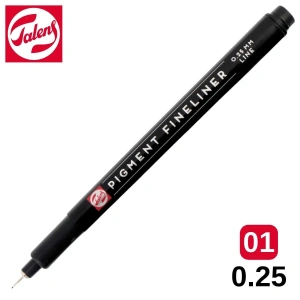 Talens Pigment Fineliner Teknik Çizim Kalemi 01 (0.25mm)