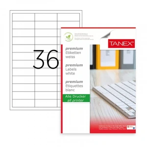 Tanex 105x280 Laser Etiket Tw-2380