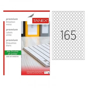 Tanex 15 Mm.yuvarlak Renkli Laser Etiket Tw-2215