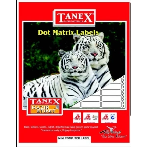 TANEX 17x25 BİLGİSAYAR ETİKETİ TN001610
