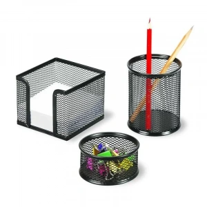 TEMAT 1000 METAL KALEMLİK+ATAŞLIK+NOTLUK 3 LÜ SET