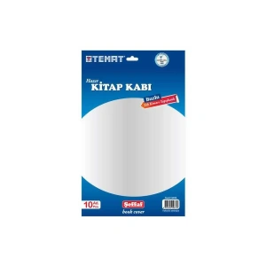Temat Tek Kenarı Yapışkanlı Kitap Kabı Yeşil 10lu