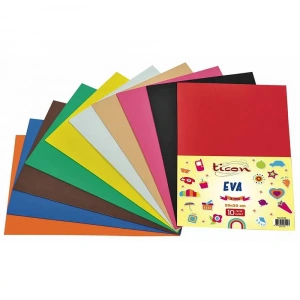 Ticon Eva Yapışkanlı 20x30 Cm 2 Mm 10 Renkli 79169