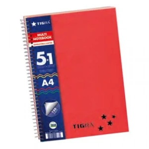 TİGRA TD-51150 SPİRALLİ DEFTER A4 5+1 BÖLME 150 YAPRAK