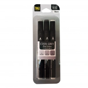 Tinge Marker 3lü Cool Grey Set