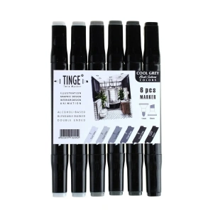 Tinge Marker 6lı Cool Grey