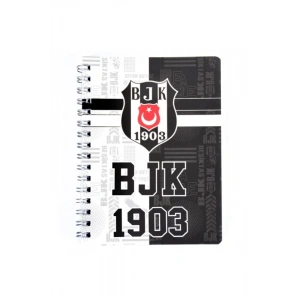 Tmn 461949 Beşiktaş Spiralli Bloknot A6 Çizgili 80 Yaprak