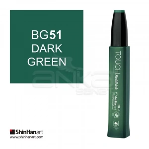 Touch Twin Marker Refill İnk 20ml Bg51 Dark Green