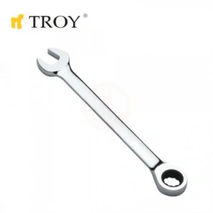 Troy 21712 Cırcırlı Kombine Anahtar, 12mm