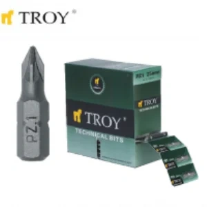 Troy 22253 Bits Uç Seti (PZ1x25mm, 50Adet)